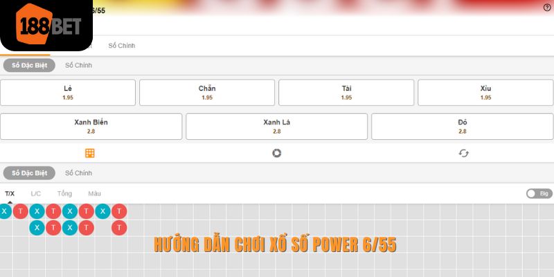 Power 6/55 188bet là gì? Cách chơi cụ thể như thế nào? 2 Hướng dẫn chơi xổ số Power chi tiết nhất